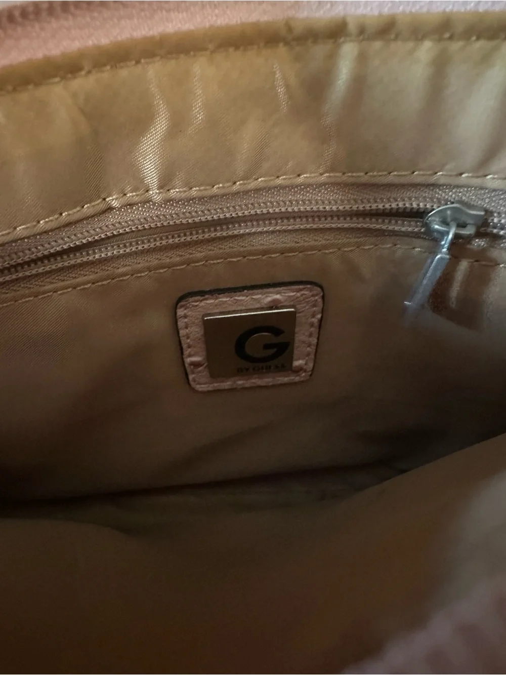 Pink Guess Wristlet Clutch Bag